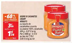 Netto MENGUY'S Beurre de cacahuètes creamy offre