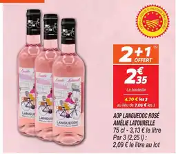 Netto Aop languedoc rosé amélie latourelle offre