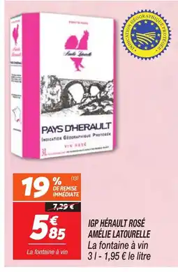 Netto Igp hérault rosé amélie latourelle offre
