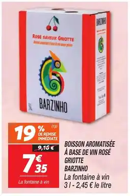 Netto Boisson aromatisée à base de vin rosé griotte offre