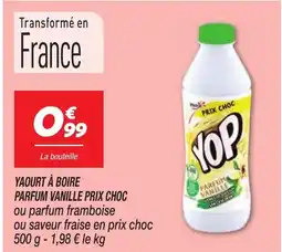 Netto Yaourt à boire parfum vanille prix choc offre