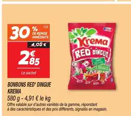 Netto KREMA Bonbons red dingue offre