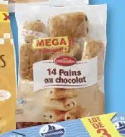 ALDI LES PÂTISSADES 14 Pains au chocolat offre