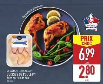 ALDI ST-CLÉMENT LE VOLAILLER Cuisses de poulet offre