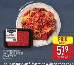 ALDI ST-CLÉMENT LE BOUCHER Moelleux au bœuf et au porc offre