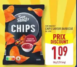 ALDI SUN SNACKS Chips saveur barbecue offre