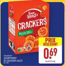 ALDI SUN SNACKS assortiment de crackers salés offre