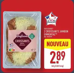 DAYLICIOUS 2 Croissants jambon emmental