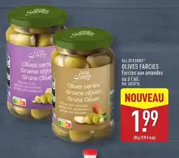 ALDI ALL SEASONS Olives farcies offre