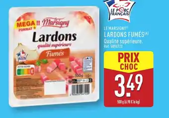 ALDI LE MARSIGNY Lardons fumés offre