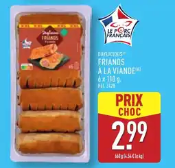 ALDI DAYLICIOUS Friands à la viande offre