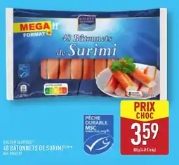ALDI GOLDEN SEAFOOD 48 bâtonnets de surimi offre