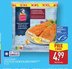 ALDI GOLDEN SEAFOOD 6 filets de colin d'alaska panés offre
