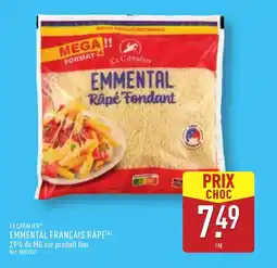 ALDI LE CAVALIER Emmental français râpé offre