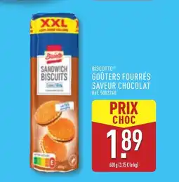 ALDI BISCOTTO Goûters fourrés saveur chocolat offre