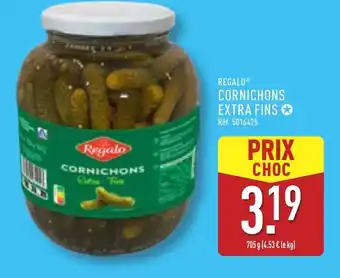 ALDI REGALO Cornichons extra fins offre