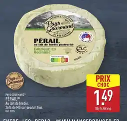 ALDI PAYS GOURMAND Pérail offre