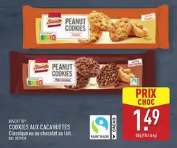 ALDI BISCOTTO Cookies aux cacahuètes offre