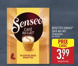 ALDI DOSETTES SENSEO Café au lait offre