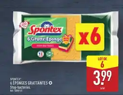 ALDI SPONTEX 6 éponges grattantes offre
