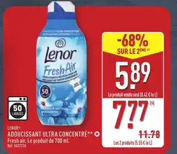 ALDI LENOR Adoucissant ultra concentré offre