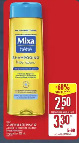 ALDI MIXA Shampoing bébé offre