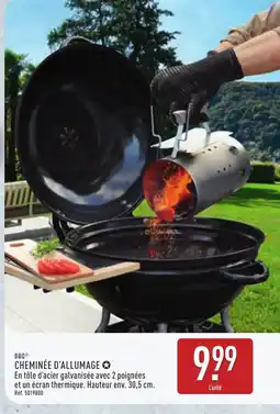 ALDI BBQ Cheminée d'allumage offre