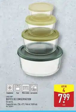 ALDI CROFTON Boîtes de conservation offre
