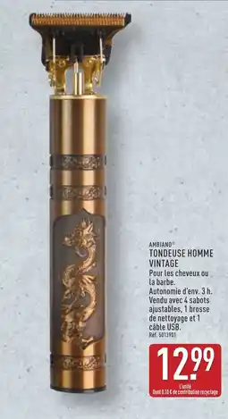 ALDI AMBIANO Tondeuse homme vintage offre