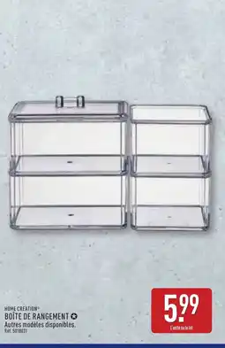 ALDI HOME CREATION Boîte de rangement offre