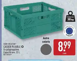 ALDI HOME CREATION Casier pliable offre
