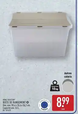 ALDI HOME CREATION Boite de rangement offre