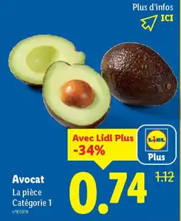 Lidl Avocat offre