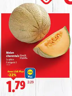 Lidl Melon charentais offre
