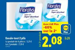 Lidl Essuie-tout 2 plis offre