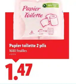 Lidl Papier toilette 2 plis offre