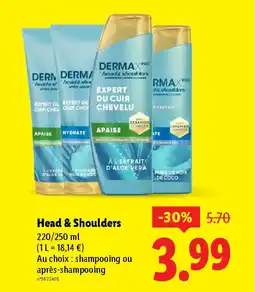 Lidl Head & Shoulders offre