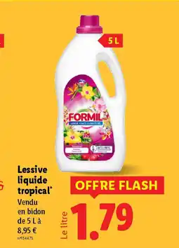 Lidl Lessive liquide tropical offre