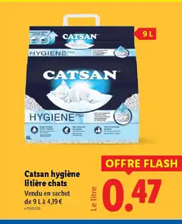 Lidl CATSAN hygiène litière chats offre