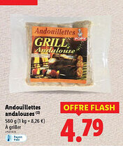 Lidl Andouillettes andalouses offre