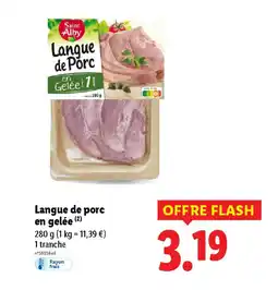 Lidl Langue de Porc Gelée offre