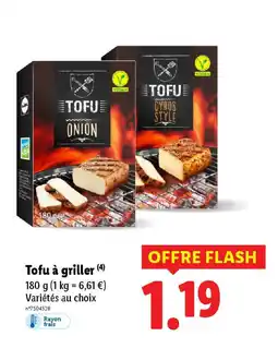 Lidl Tofu à griller offre