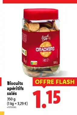Lidl Biscuits apéritifs salés offre