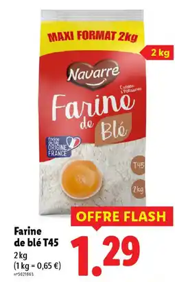 Lidl Farine de ble T45 offre