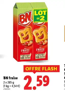 Lidl BN fraise offre