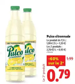 Lidl PULCO Citronnade offre