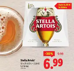 Lidl STELLA ARTOIS offre