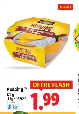 Lidl Pudding offre