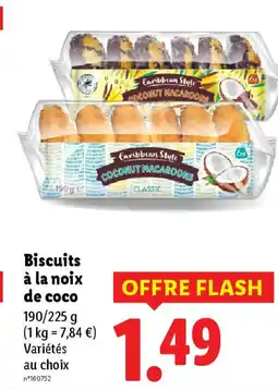 Lidl Biscuits à la noix de coco offre