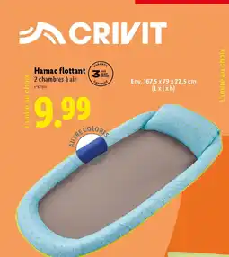 Lidl CRIVIT Hamac flottant offre